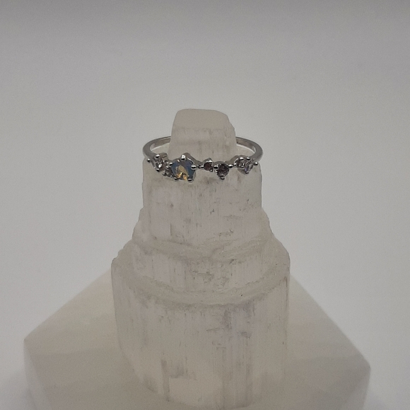 R1026 Blue Ring Plated - Fragrant Jewels - Picture 1 of 8